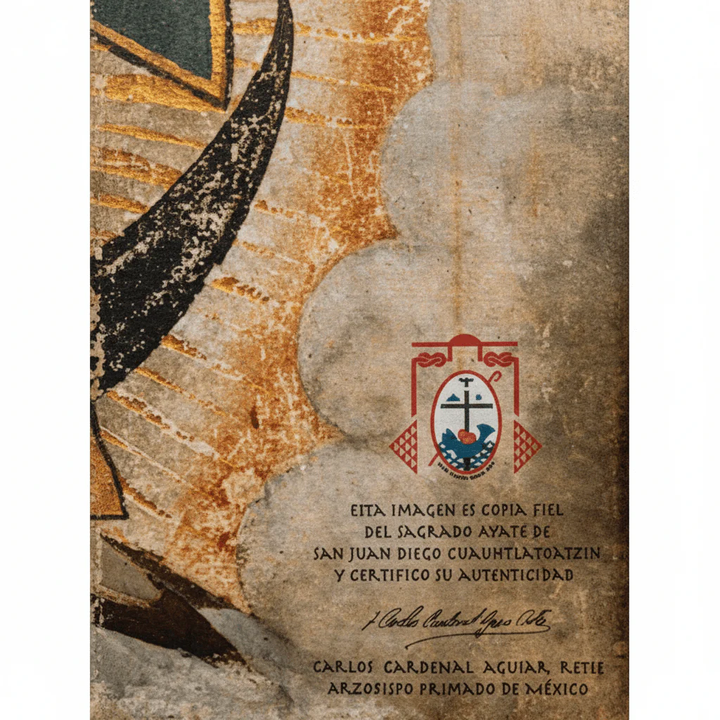 Certified Basilica Art of Our Lady of Guadalupe — Sanctuary Edition 68" × 49" (1.73 m × 1.24 m) - Image 3