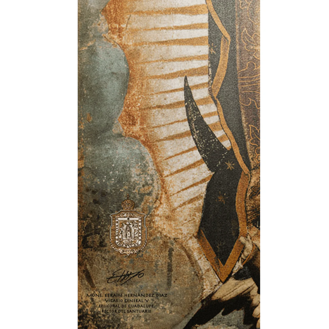 Certified Basilica Art of Our Lady of Guadalupe — Side Altar Edition 46" × 34" (1.17 m × 0.86 m) - Image 3