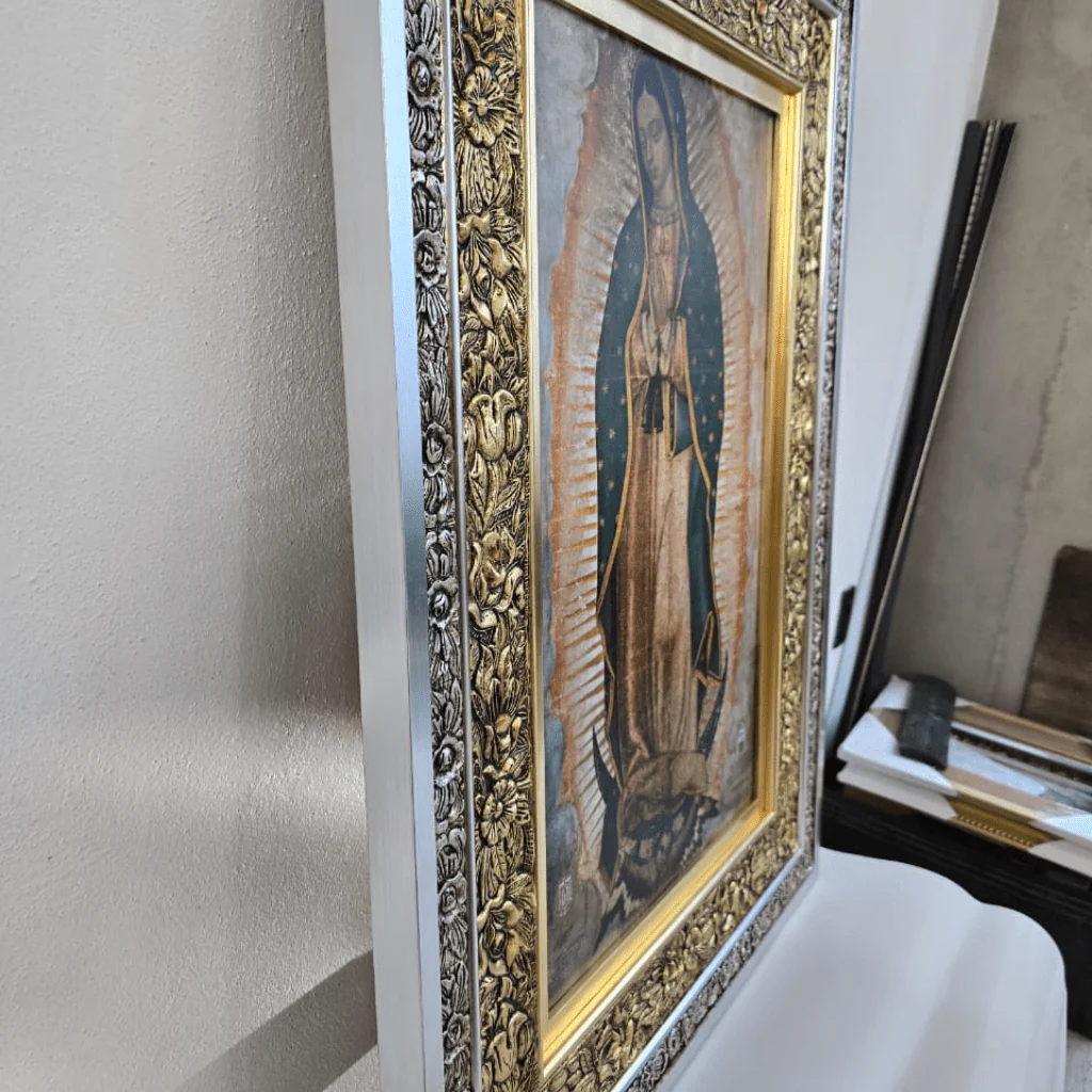 Certified Basilica Art of Our Lady of Guadalupe — Side Altar Edition 46" × 34" (1.17 m × 0.86 m) - Image 4
