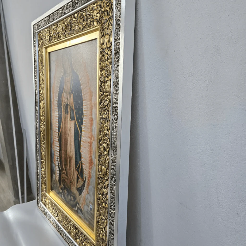 Certified Basilica Art of Our Lady of Guadalupe — Side Altar Edition 46" × 34" (1.17 m × 0.86 m) - Image 5