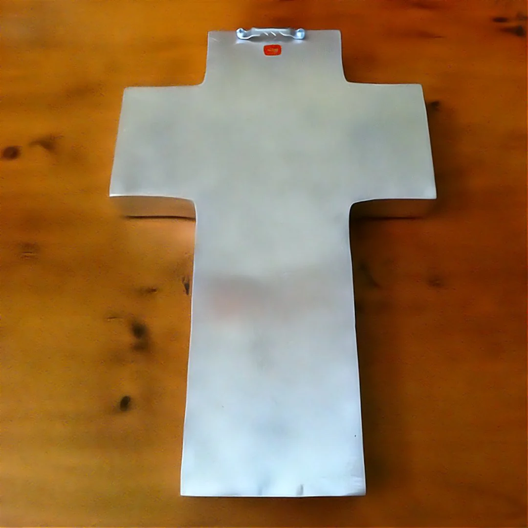 Virgen de Guadalupe Grand Wall Cross w/ Pressed Flowers 11" - Image 7