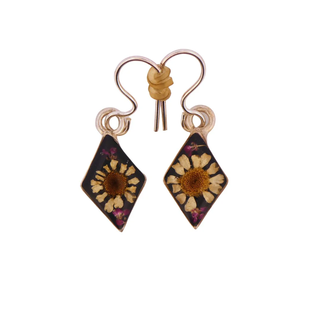 Guadalupe Earrings w/ Pressed Flowers - Image 8