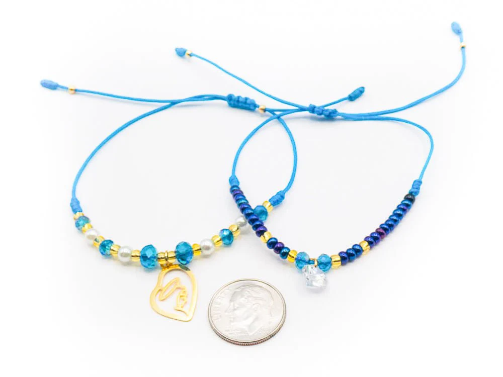 Our Lady String Bracelet, 7.5" 7.5 - Image 3