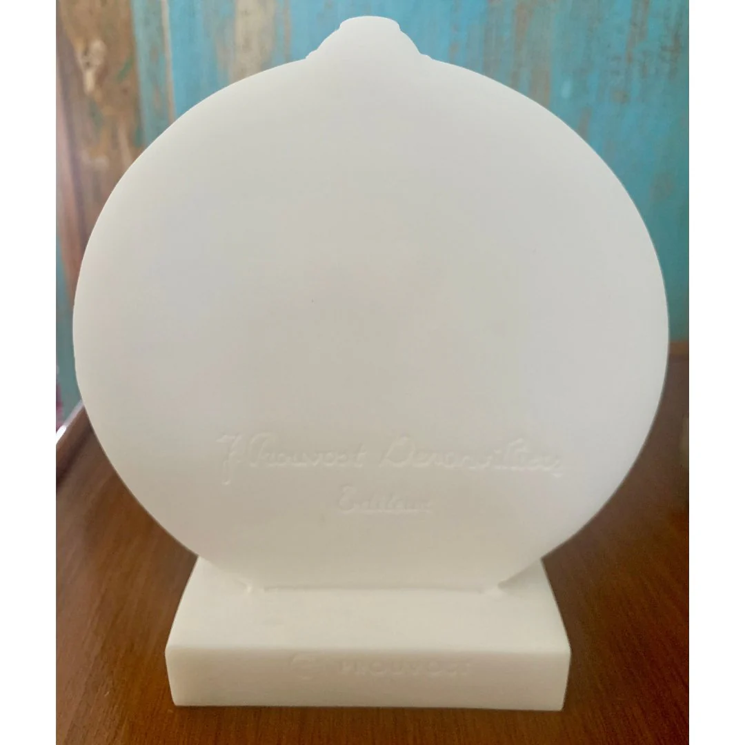 Alabaster Sacred Heart of Jesus Plaque 3.5" - Image 6