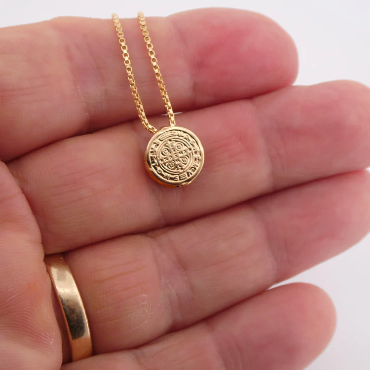 Gold-Plated Saint Benedict Medal Necklace 18-inch - Image 5