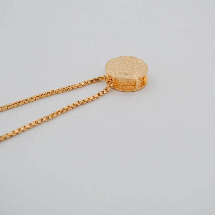 Gold-Plated Saint Benedict Medal Necklace 18-inch - Image 6