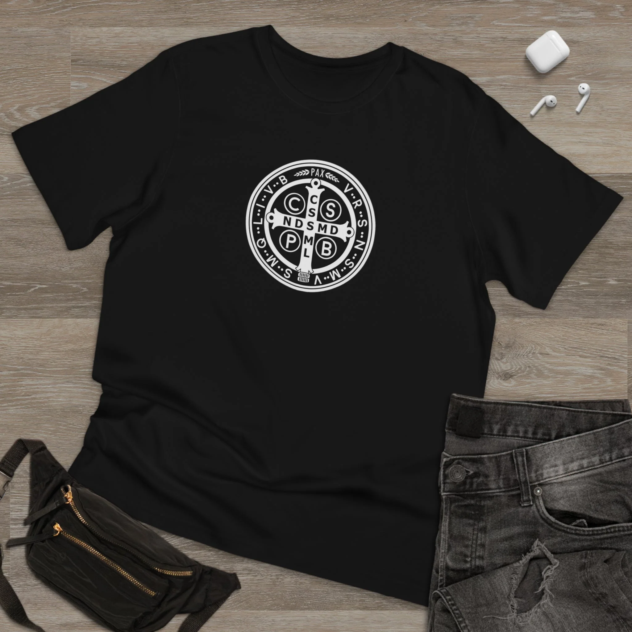 St. Benedict Medal T-shirt - Image 4