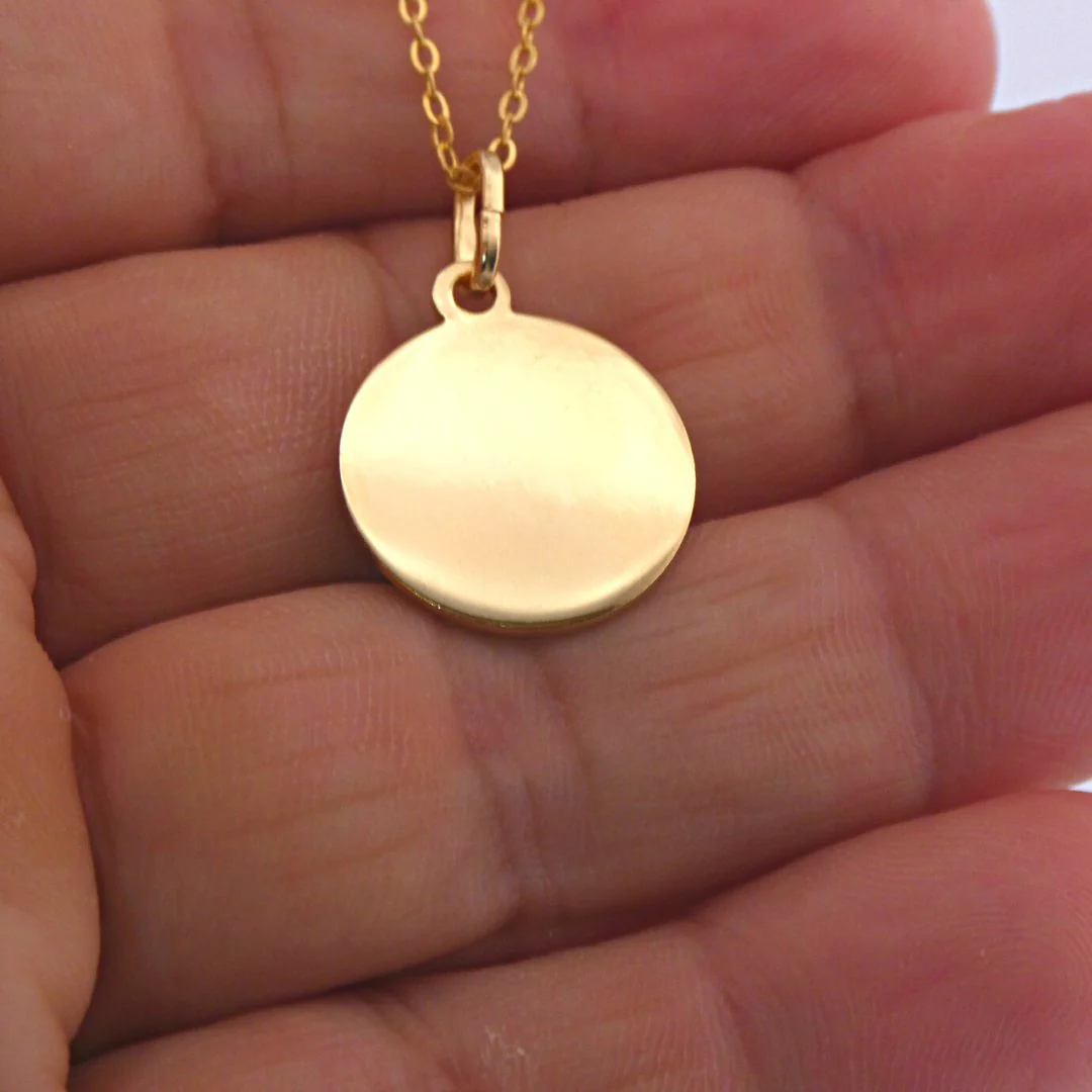 Gold Vermeil Saint Christopher Medal 18-inch - Image 5